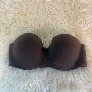 Victoria's Secret Chocolate Brown Strapless Bra